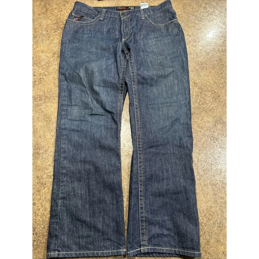Ariat M4 FR Jeans Men's 38x32 Relaxed Boot Cut Flame Resistant Workwear